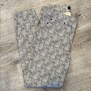 Liverpool Monochrome Patterned Skinny Pants